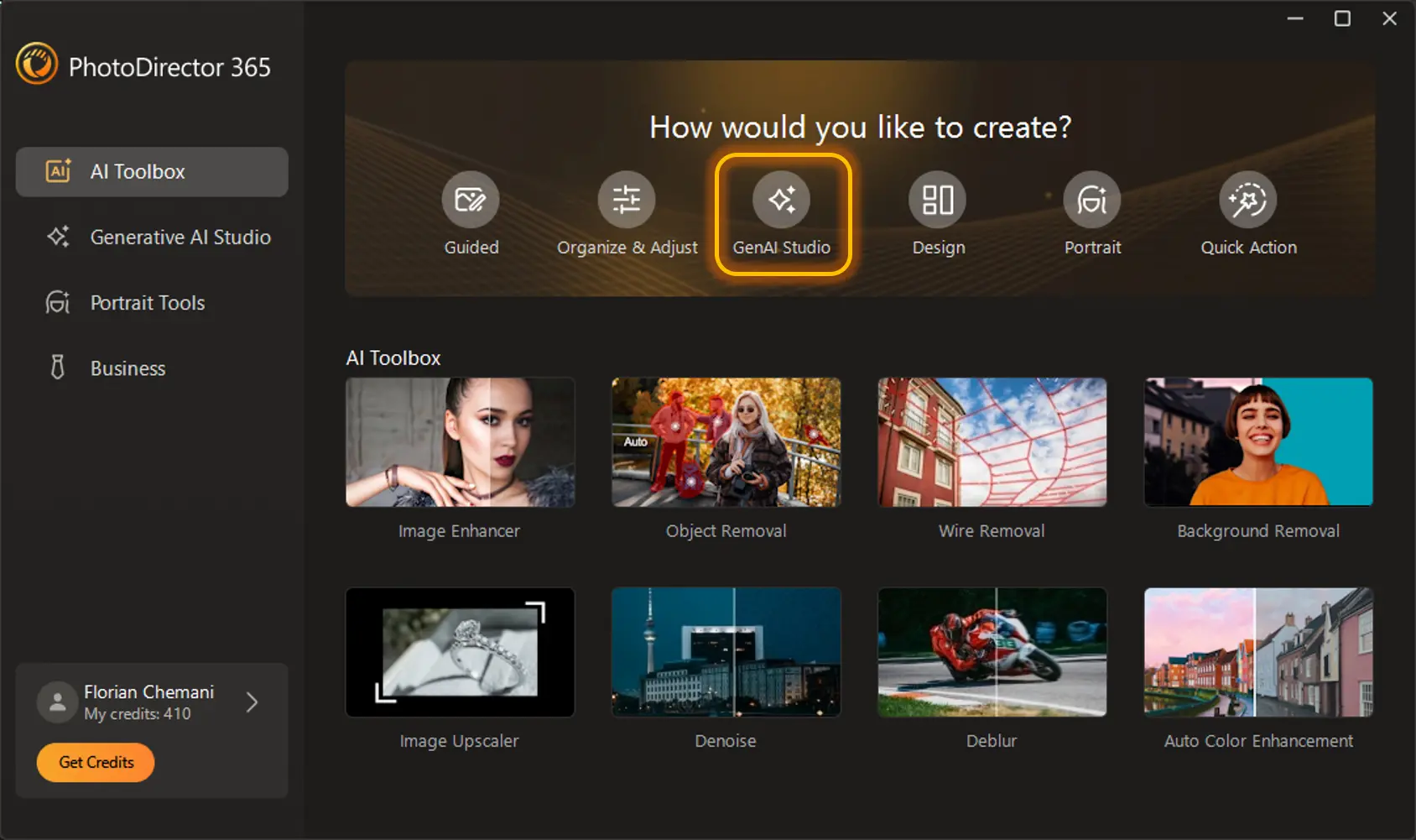 How to combine two images with AI on PC - Step 1