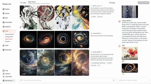 Midjourney Interface