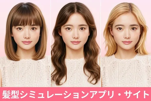【無料】髪型をシミュレーションできるおすすめアプリ・サイト 5 選【2025年最新版】