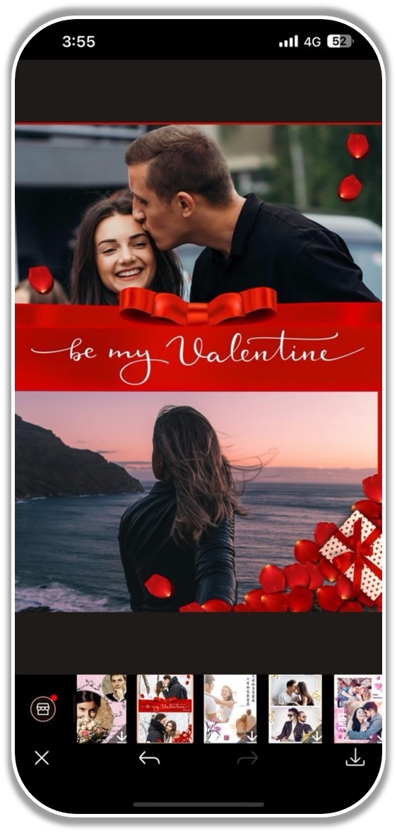 Créer un montage photo de la Saint-Valentin avec un collage