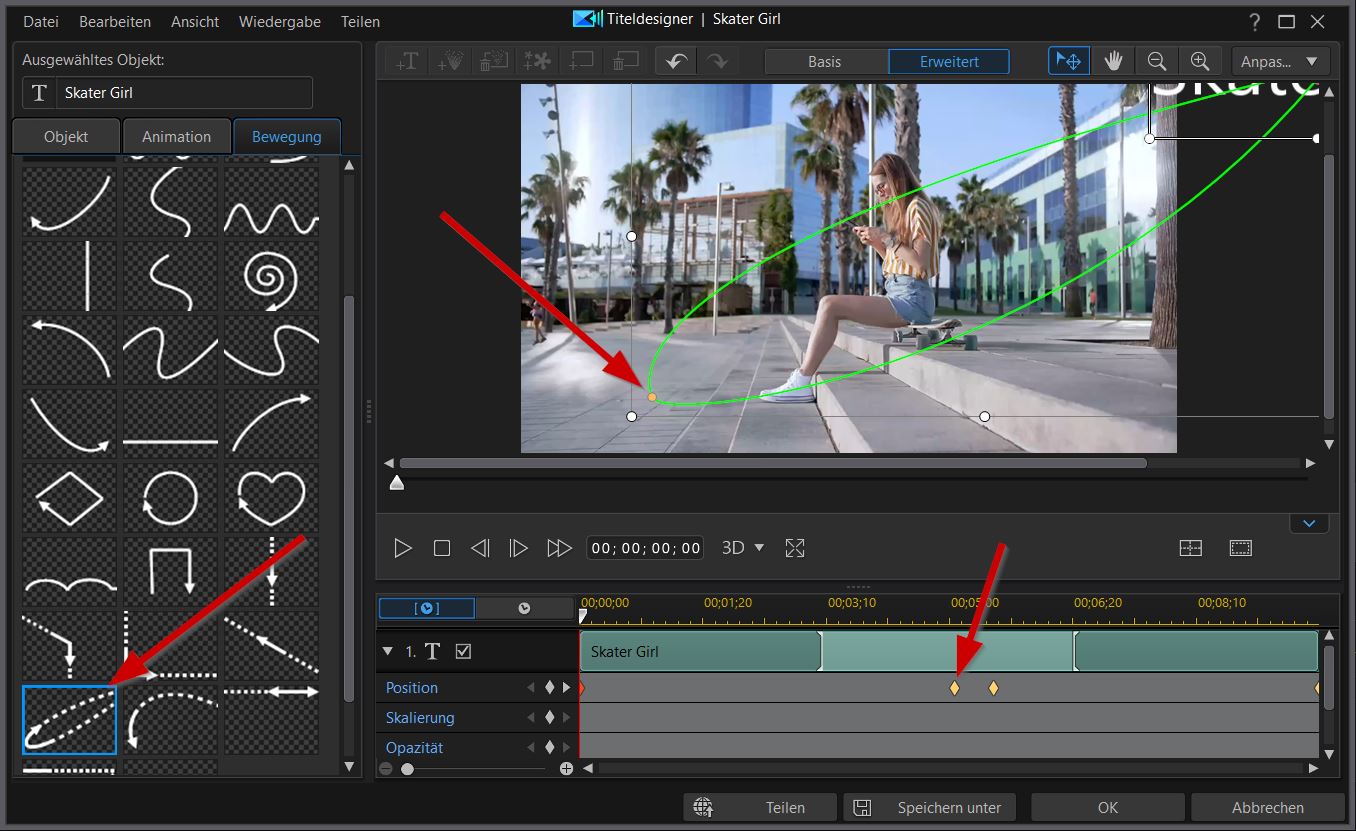 PowerDirector interface