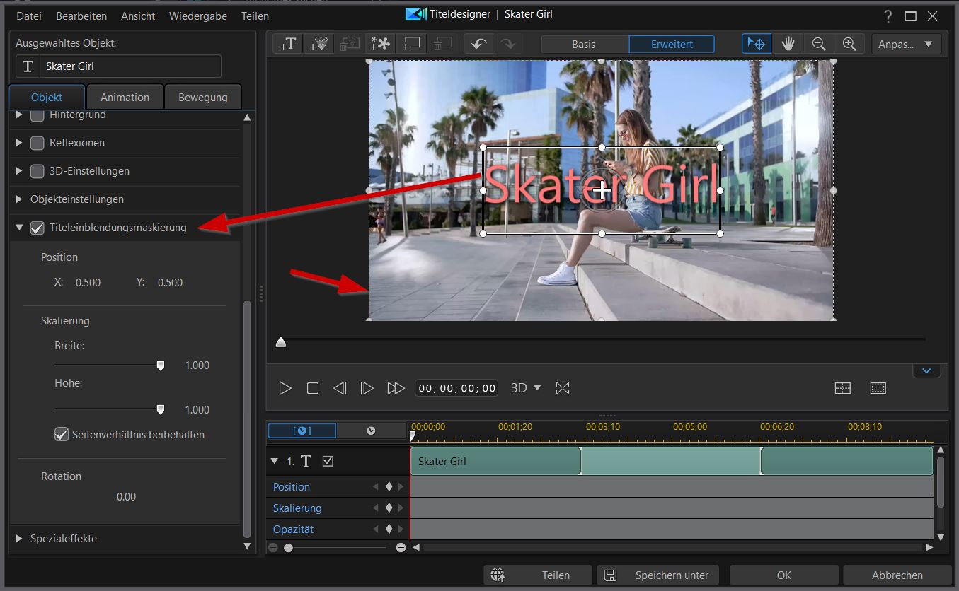 PowerDirector interface