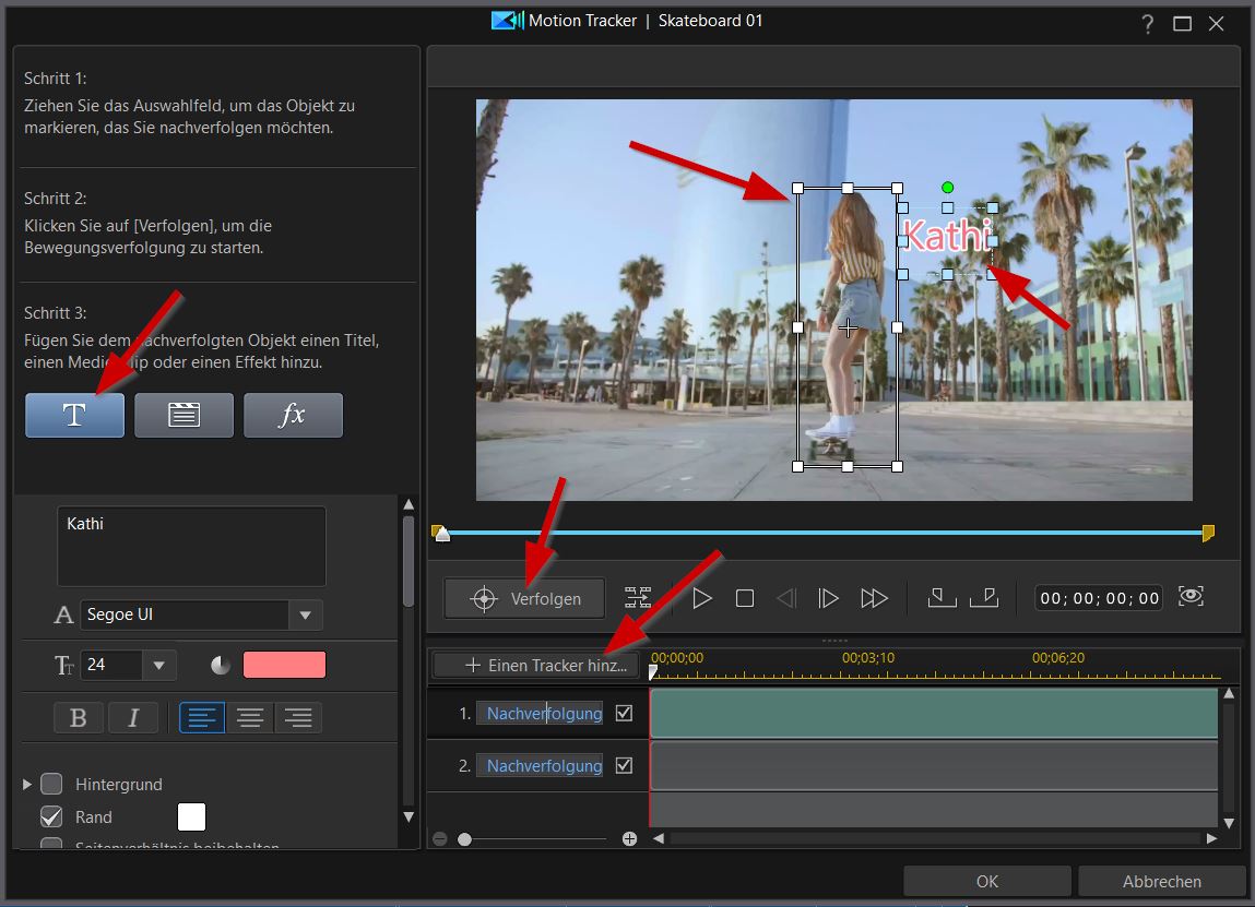 PowerDirector interface
