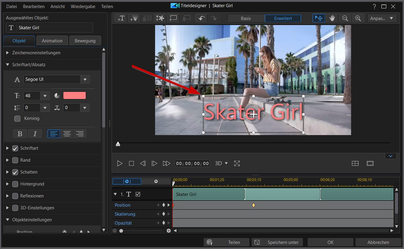 PowerDirector interface