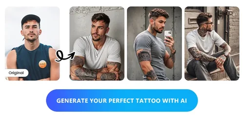 MyEdit - Tattoo simulator with AI Image Generator