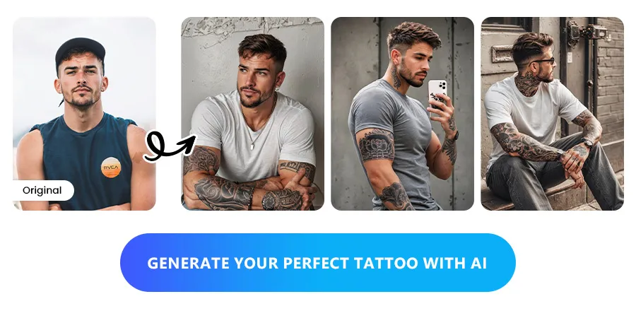 MyEdit - Tattoo simulator with AI Image Generator