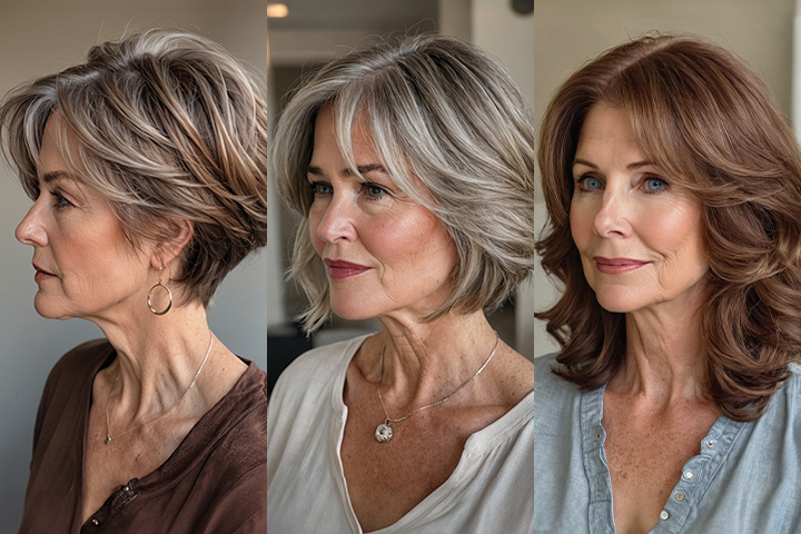 Kurzhaarfrisuren für Frauen ab 50