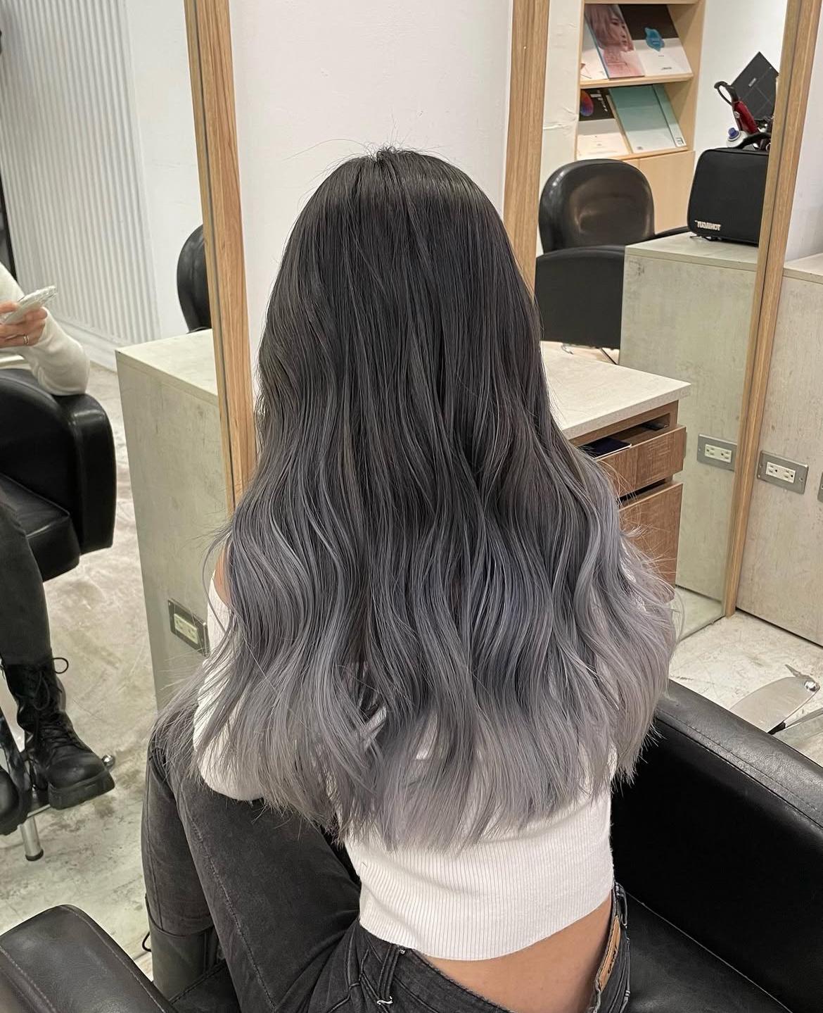 挑染髮型：手刷染 （Ombre）