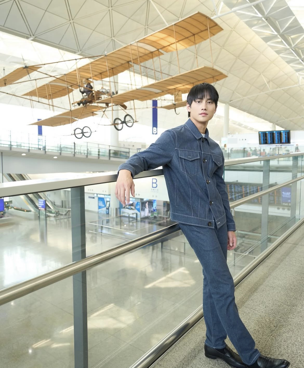 襯衫穿搭:牛仔襯衫