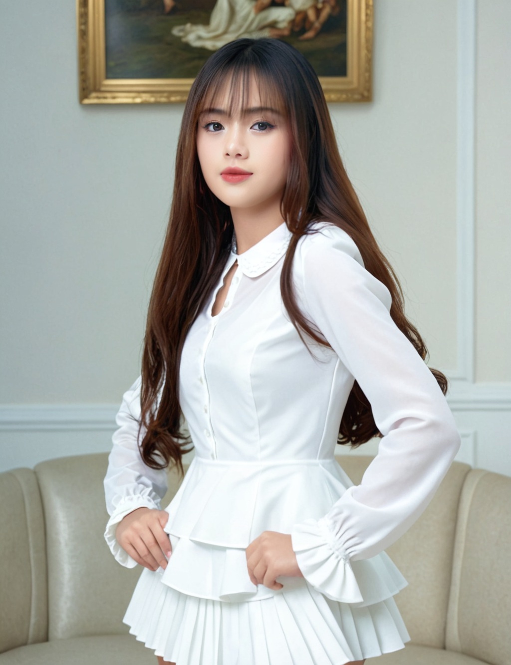 襯衫穿搭模擬成果