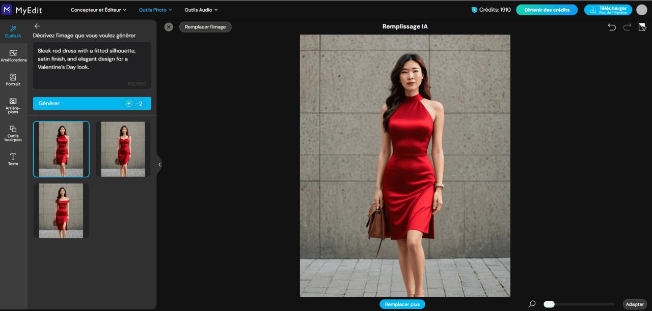 Essayer virtuellement une tenue pour la Saint-Valentin