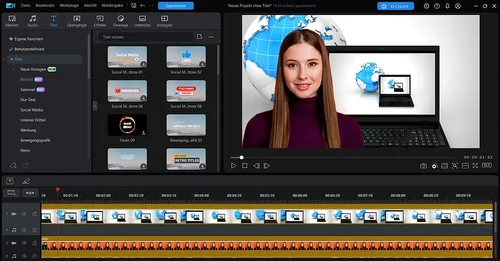 PowerDirector - KI-Musikgenerator und Video Editor