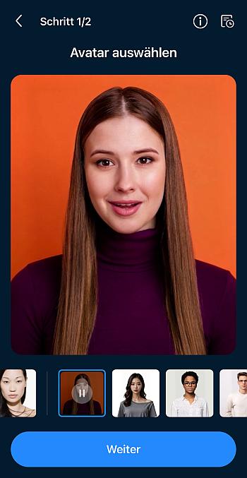 PowerDirector - Sprechende Bilder mit KI-Avataren