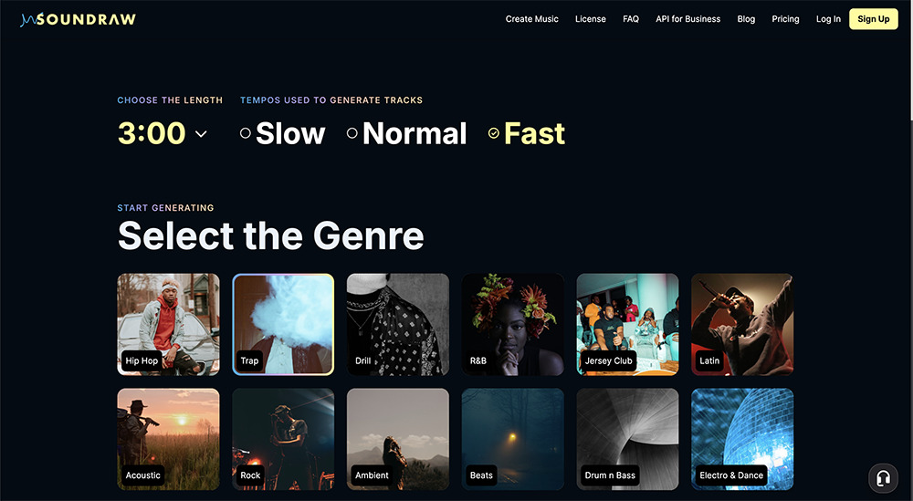 Soundraw 스크린샷