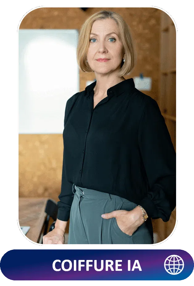 Rajeunir une femme de 50 ans en ligne avec des coiffures virtuelles IA