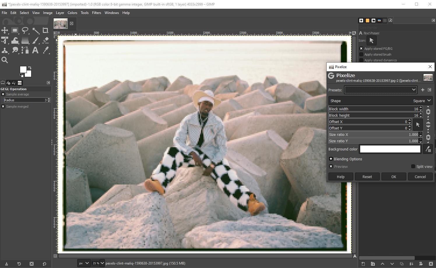 GIMP - 3rd Best Free Pixel Art Software