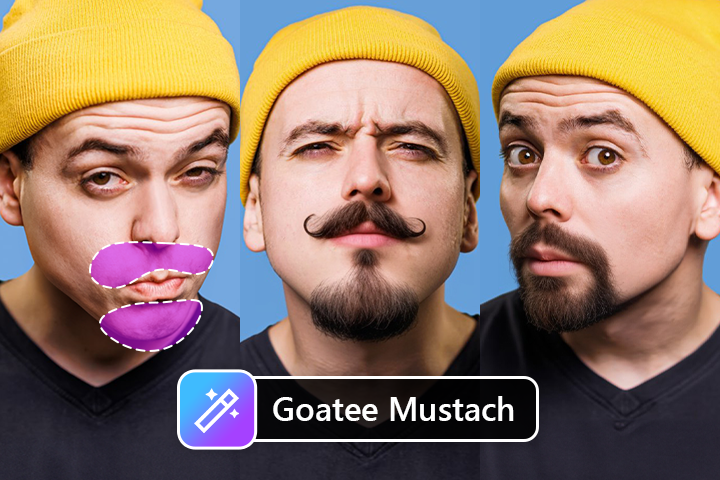 Filtre Bouc Moustache : essayer ce look virtuellement