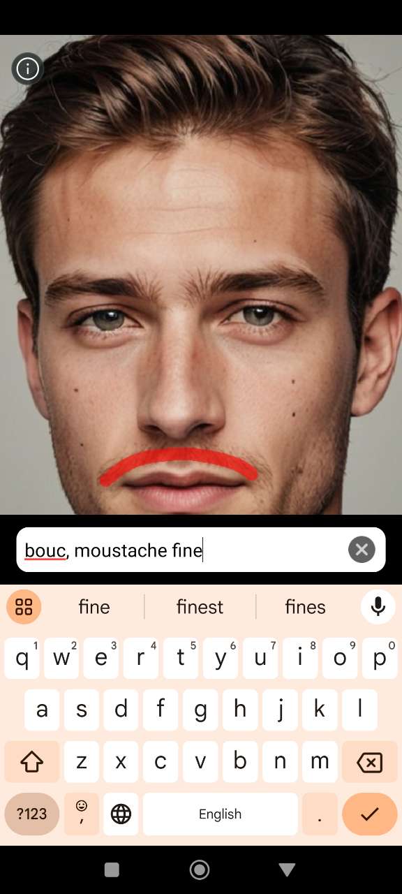 Créer un bouc moustache virtuellement