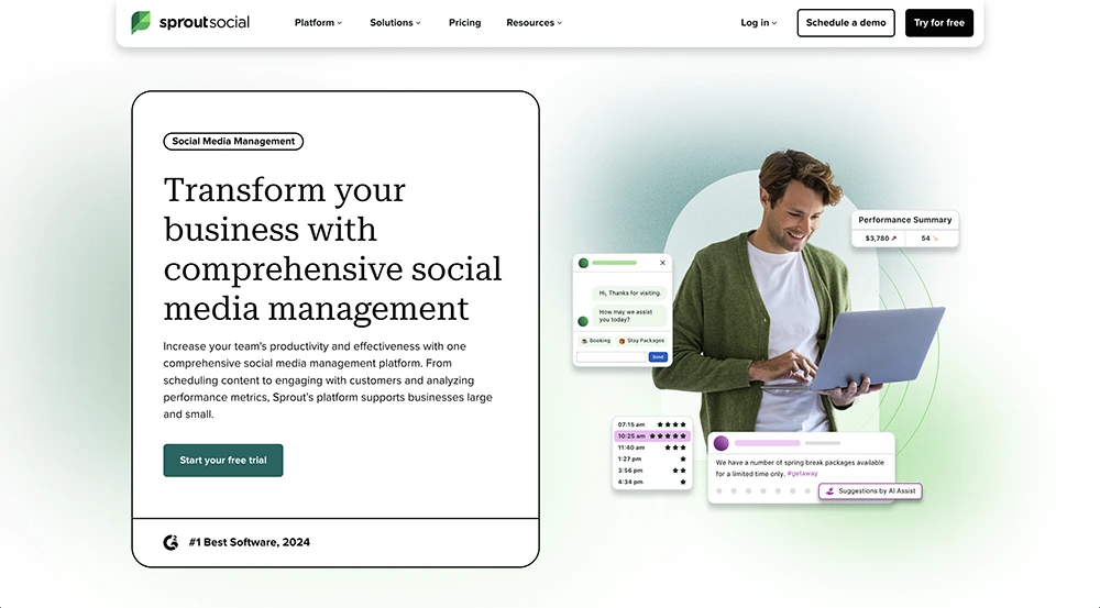 Sprout Social Interface