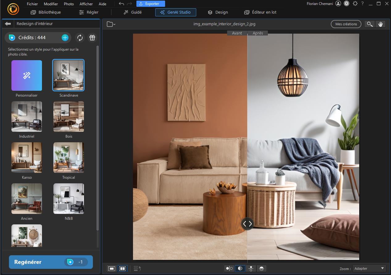 PhotoDirector - Meilleur logiciel d'aménagement d'intérieur gratuit