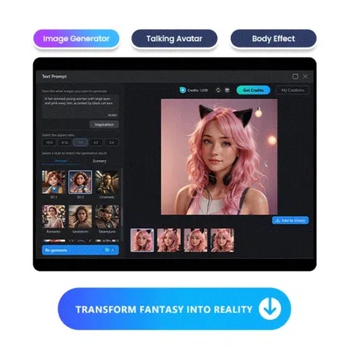 PowerDirector AI Talking Girlfriend