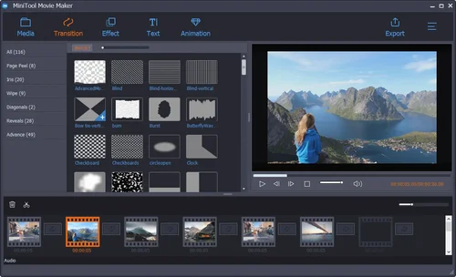 MiniTool Movie Maker Interface