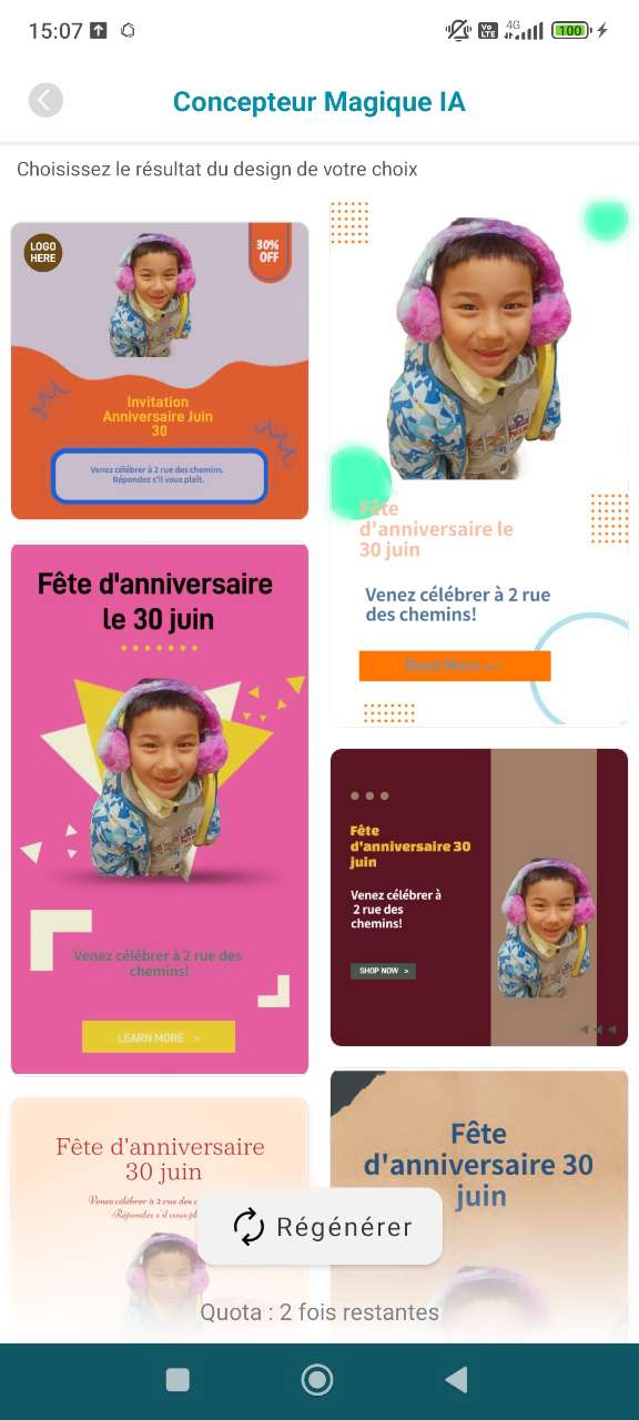 Promeo App Interface