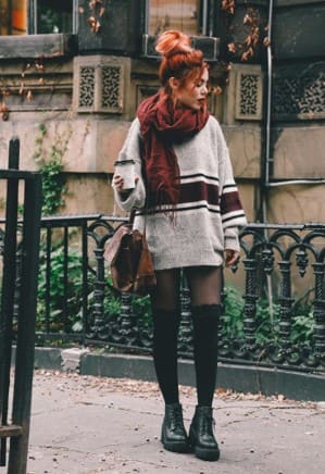 Idée de tenue grunge populaire