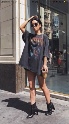 Idée de tenue grunge populaire