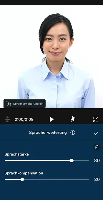 Verbesserung der Sprachqualität für deutliche Voiceover in Vlogs