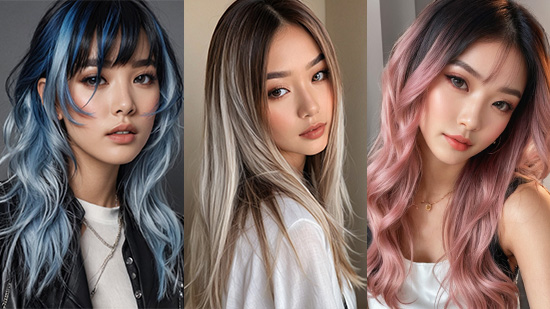 [2025년 최신] 투톤 염색 스타일 총정리! 미용실 가기 전에 시뮬레이션 해 보기