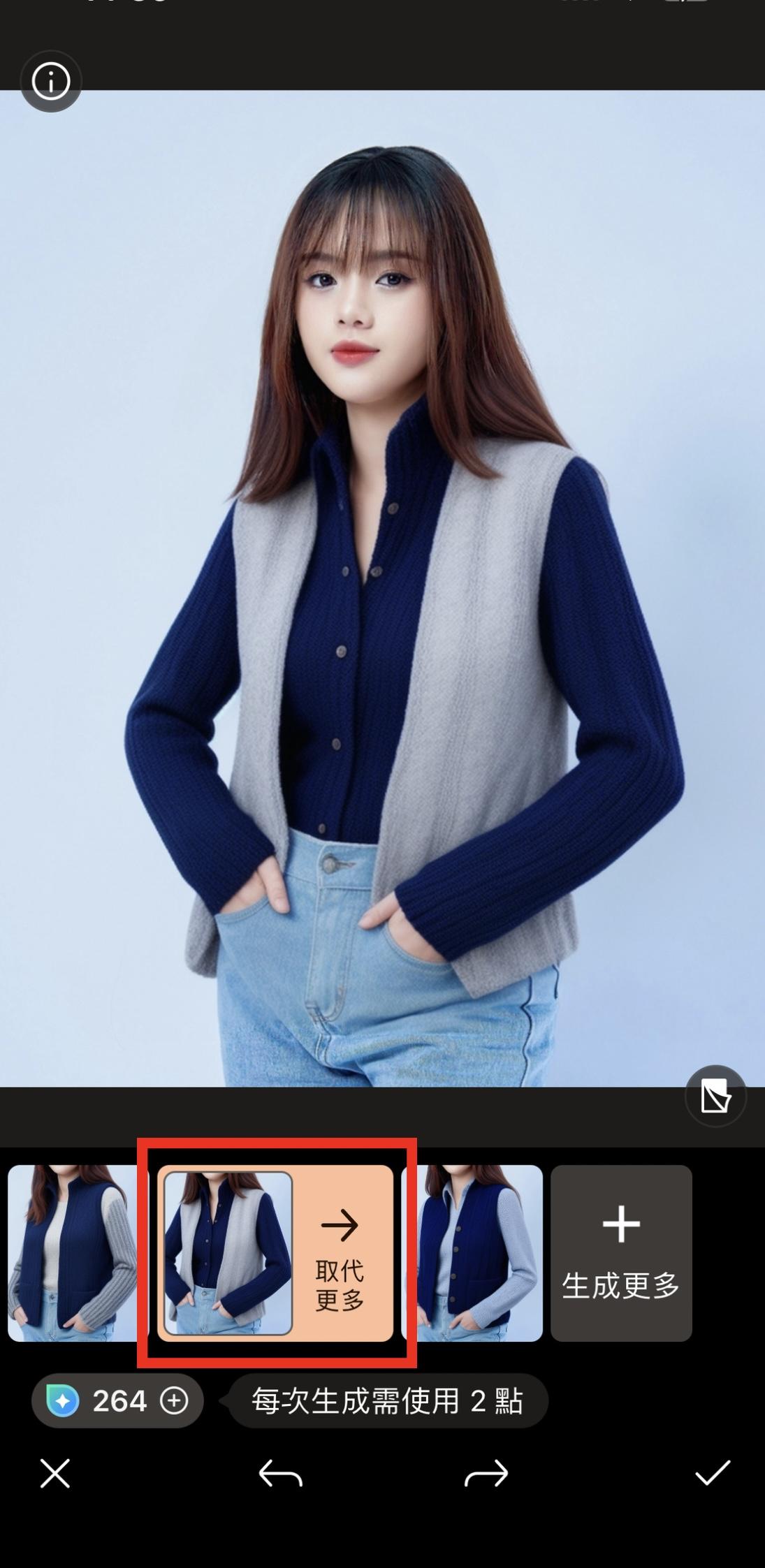 背心穿搭模擬教學