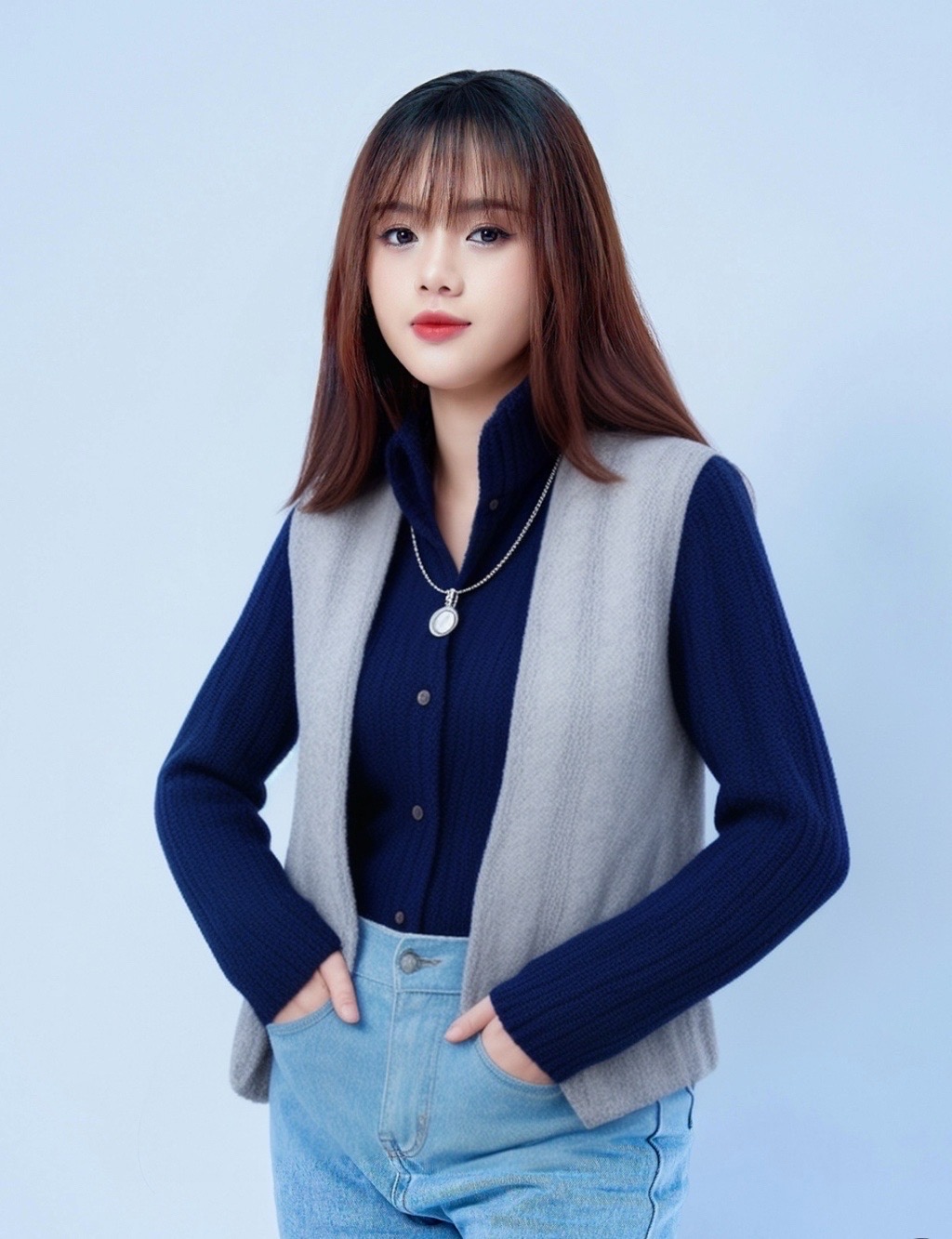 背心穿搭模擬教學