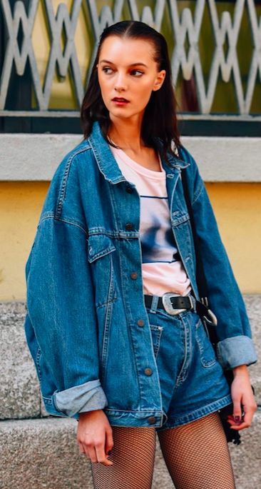Le Look Denim Total - Année 90
