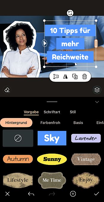 Thumbnails für YouTube erstellen mit PhotoDirector