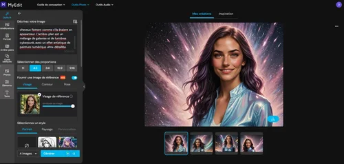 Comment générer des images avec MyEdit