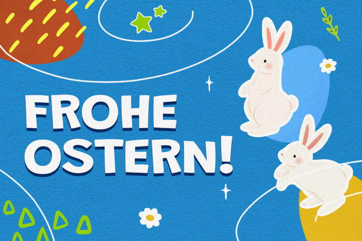 Frohe Ostern-Bilder: Gratis herunterladen oder selbst gestalten