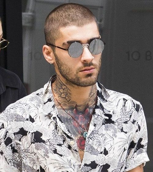 Buzz cut - trending short hairstyle for men 2025 inspired by Zayn Malik
