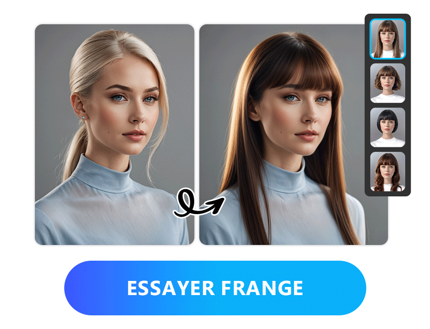 Démo des coiffures frange site MyEdit