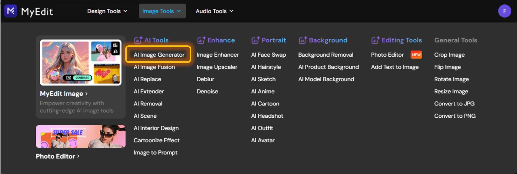 Create your own superhero with an AI generator - Step 1