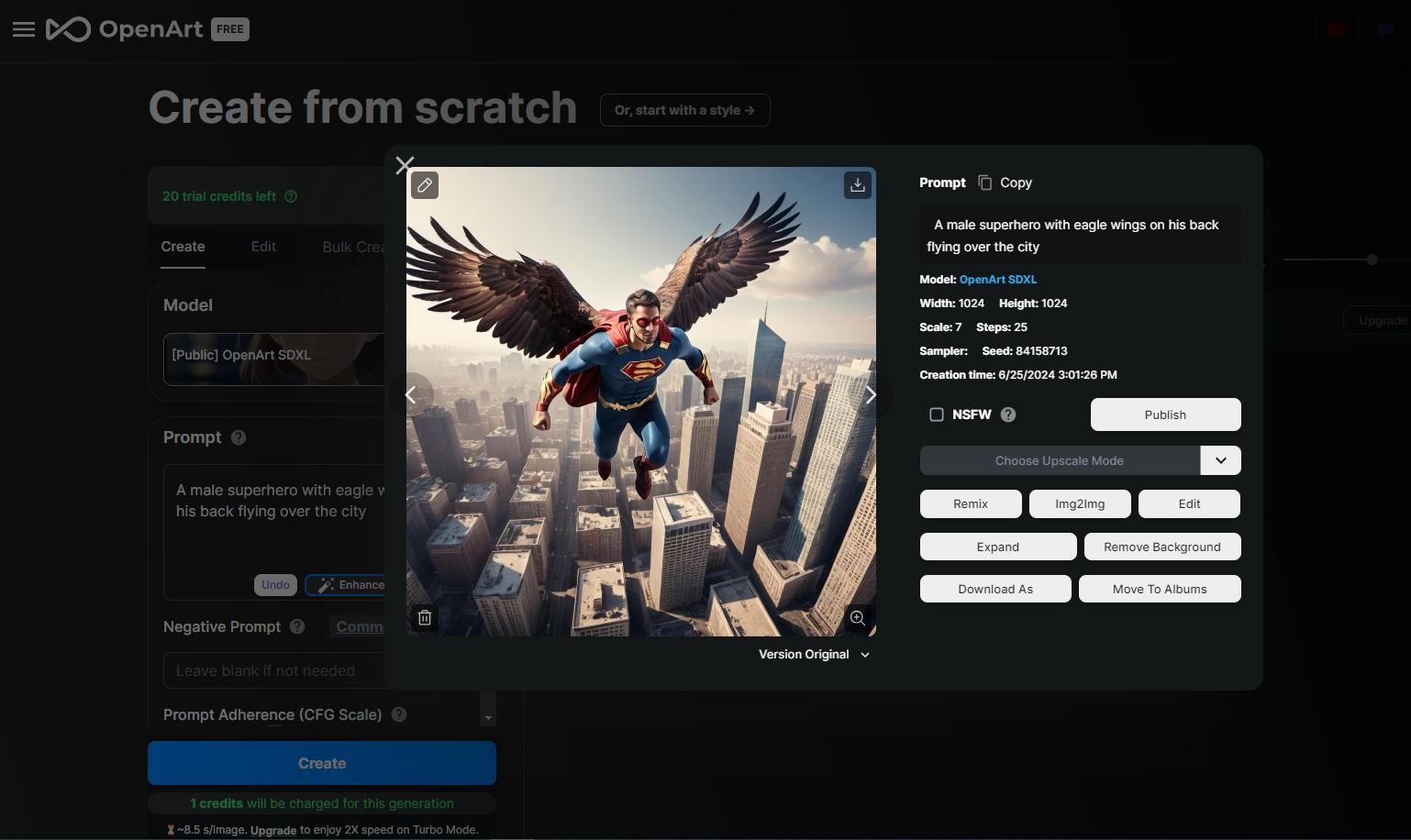 OpenArt - 3rd Best superhero generator