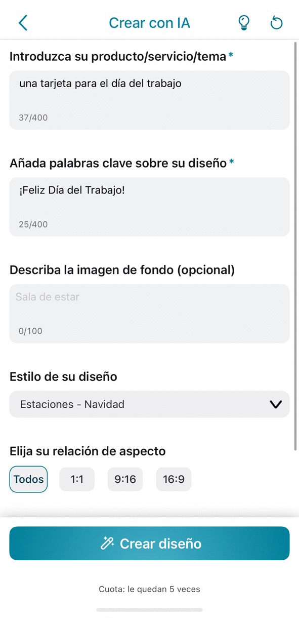 Cómo crear una tarjeta para el Día del Trabajo desde tu teléfono