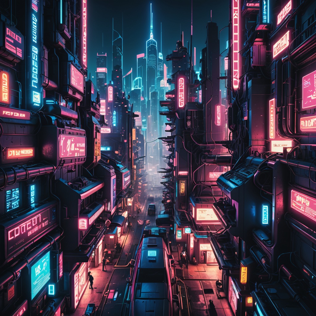賽博龐克素材生成