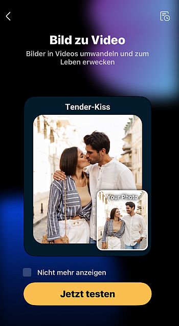 Die Bild-zu-Video-Funktion in PowerDirector