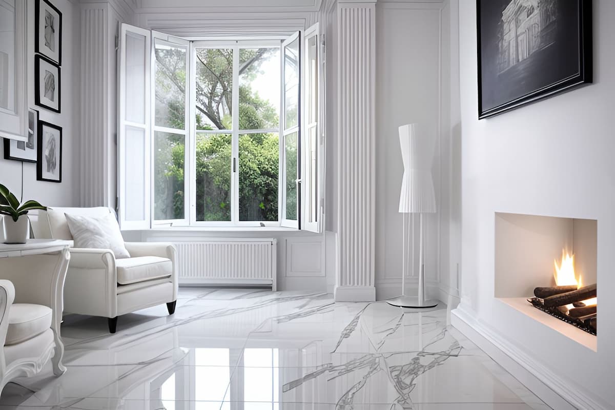 Schwarz-Weiß-Wohnstil