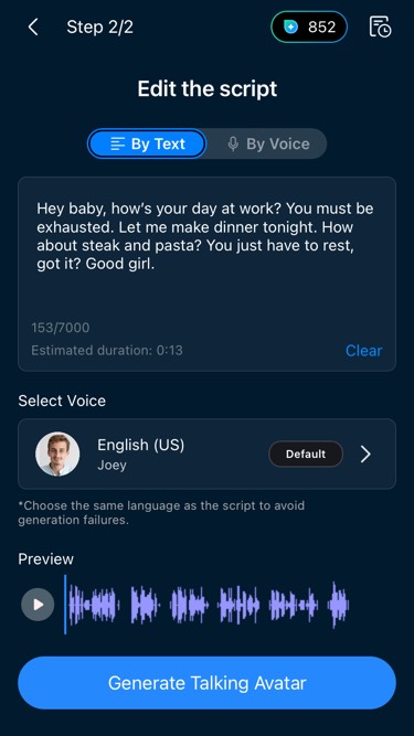 PowerDirector - Make AI Boyfriend Talk