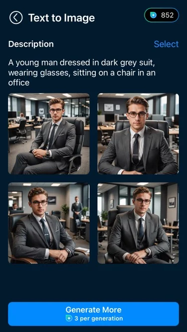 PowerDirector - Use Text to Image to Create AI Boyfriend