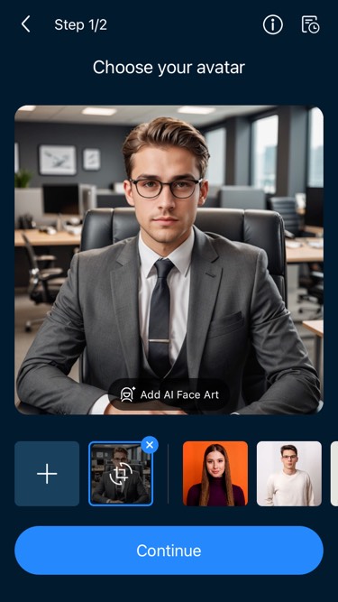 PowerDirector - Upload AI Boyfriend Image