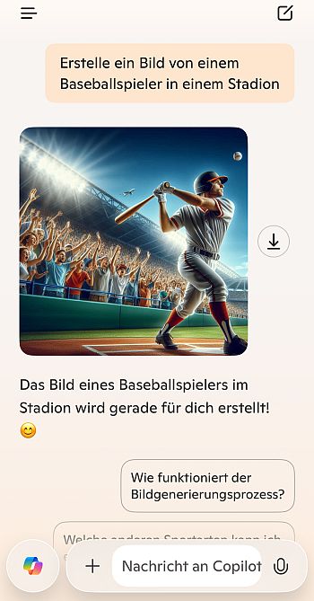 Bilder generieren mit der Copilot App
