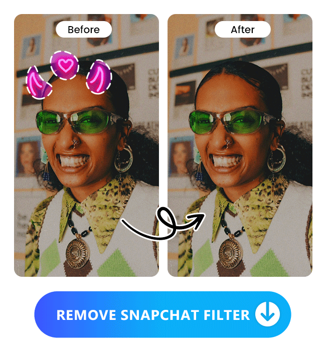 PhotoDirector App: The Best Free Snapchat Filter Remover